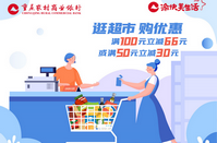 重庆农商银行江渝信用卡超市满减优惠活动