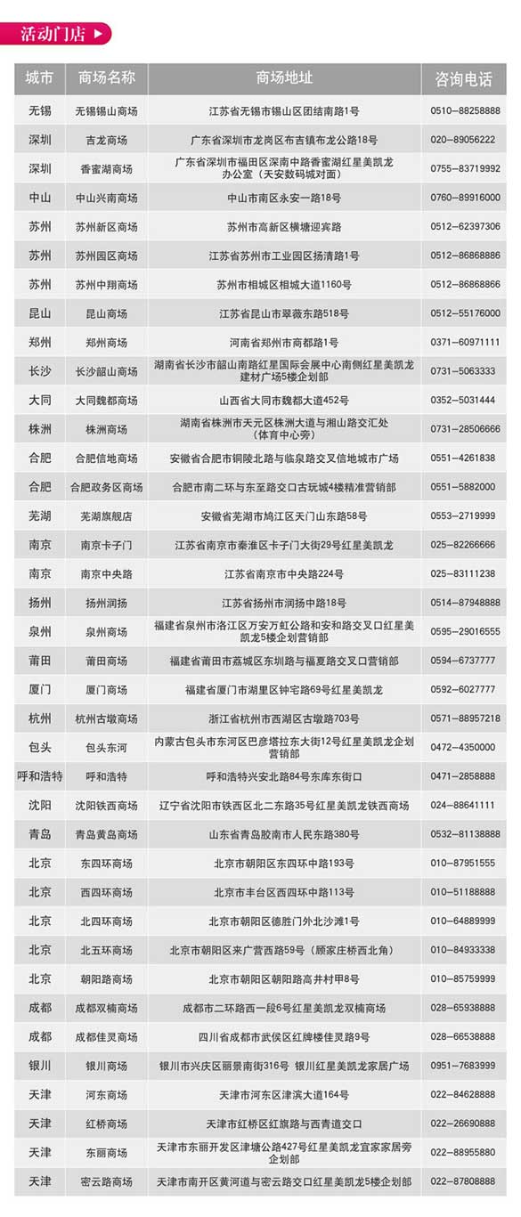 [全国]刷中信银行信用卡至红星美凯龙满额赠礼,卡宝宝网